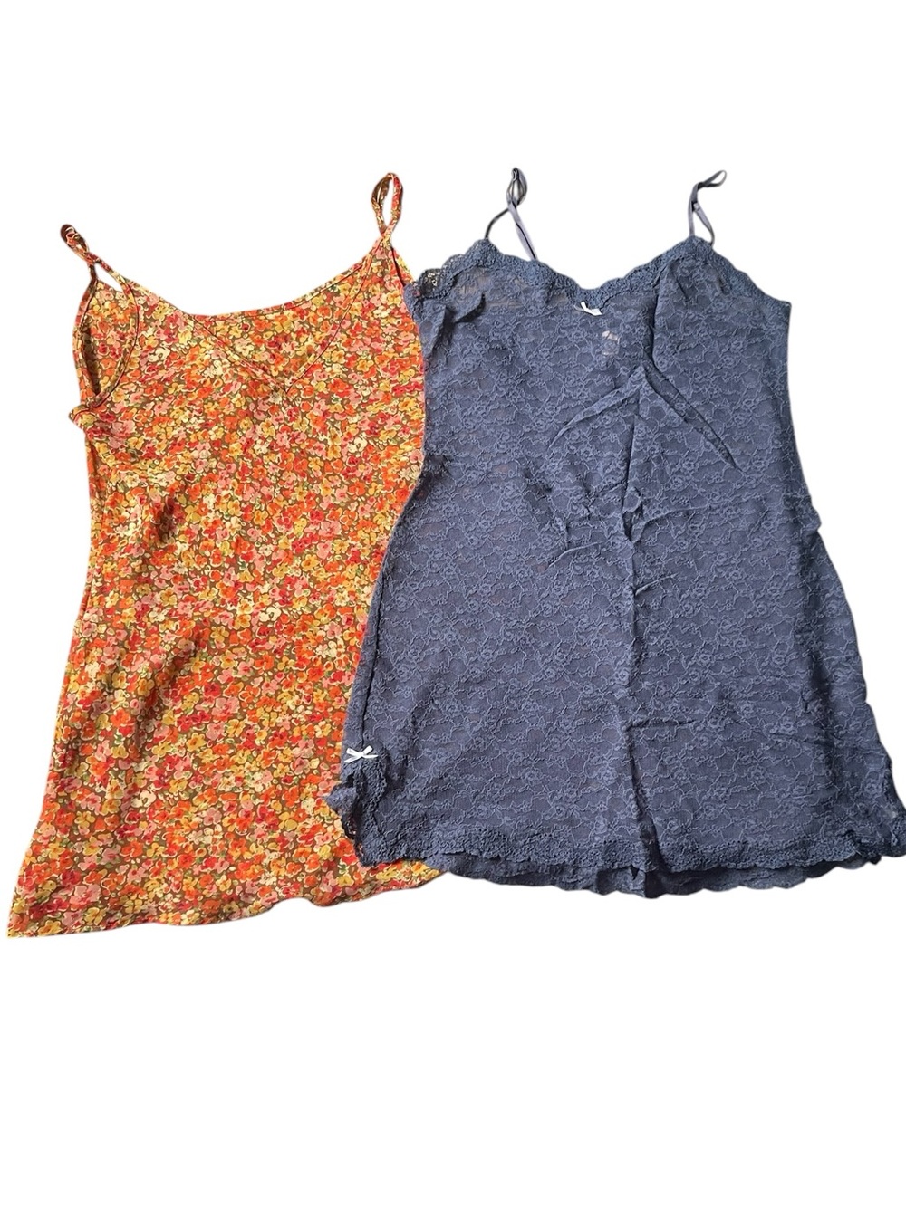 Victoria’s Secret Bundle Slip Lace Dress Navy Blue Size XS/Small